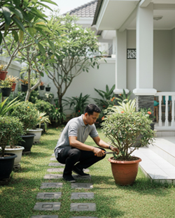 Layanan Pembersihan Taman - OSIBISA Jasa Cleaning Service Malang